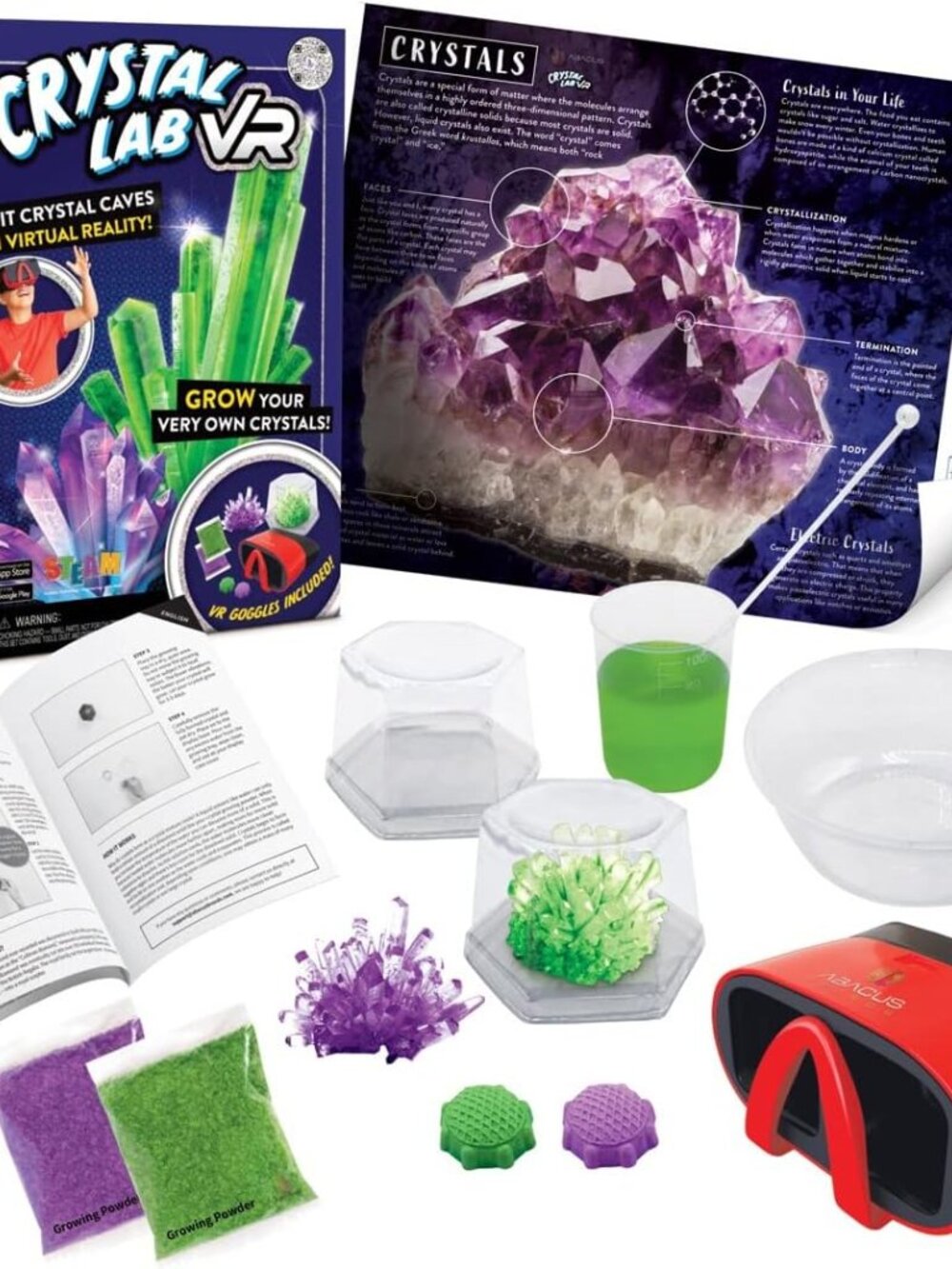Abacus Brands Virtual Reality Crystal Lab VR - STEM Learning Activity Set - Picture 2 of 5